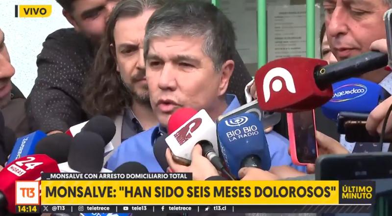 Manuel Monsalve abandona el penal Capitán Yáber.