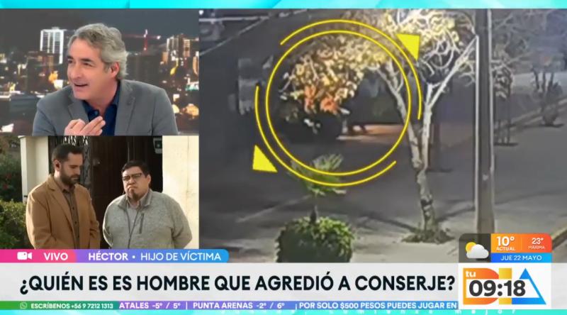 José Luis Repenning arremete contra agresor de conserje de 70 años.