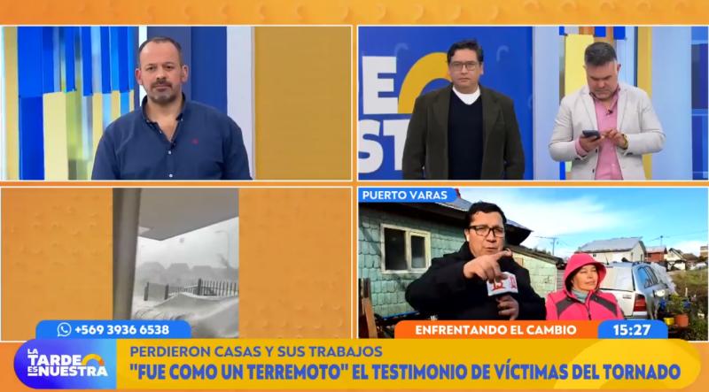 Tornado provoca terribles daños en Puerto Varas.