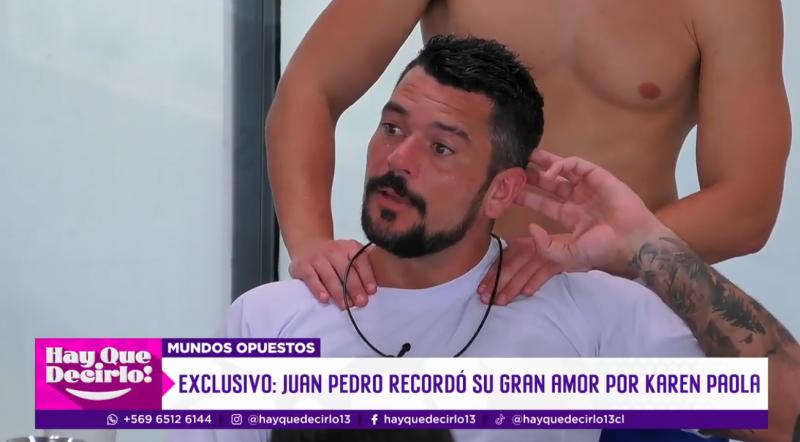 Juan Pedro recordó el gran amor que siente por Karen Paola.