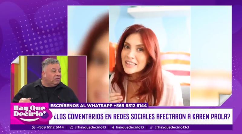Willy Sabor habla de Karen Paola.