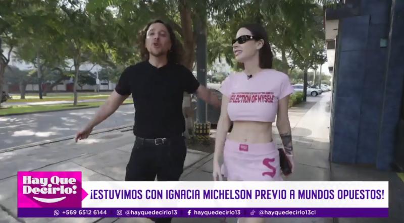 Matías Vega conversó con Ignacia Michelson.