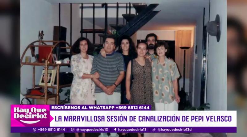 Pepi Velasco conecta con sus padres gracias a Pablo Canaliza.