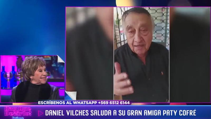 El saludo de Daniel Vilches a Paty Cofré