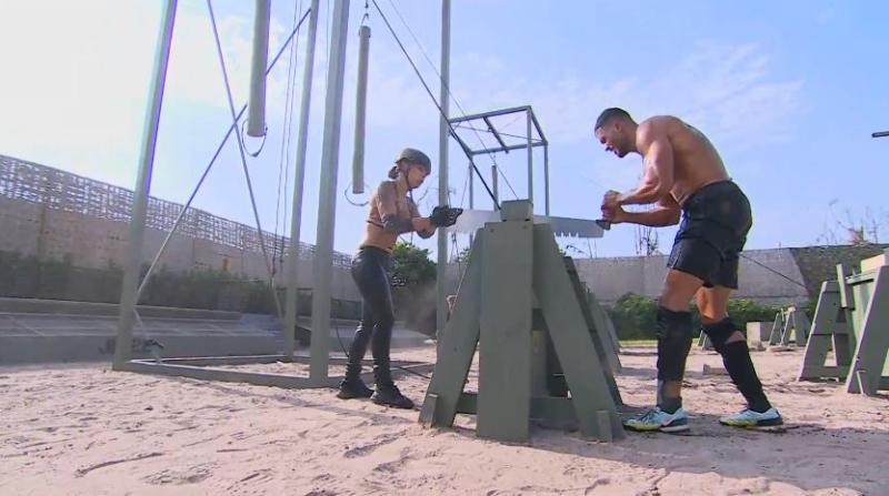 Fabio y Dani en la competencia