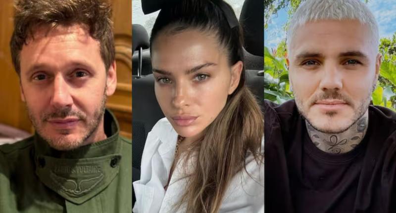 Benjamín Vicuña, China Suárez y Mauro Icardi