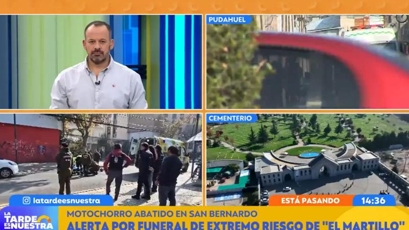 Vecinos preocupados por peligroso velorio de "El Martillo", el motochorro abatido en San Bernardo