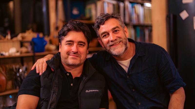 Jorge Zabaleta y Felipe Braun en "Socios por Chile"