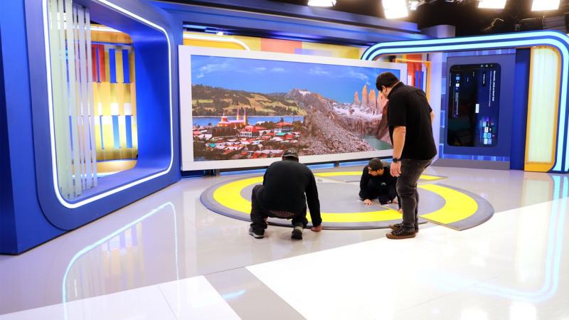 La escenografía de "La tarde es nuestra"