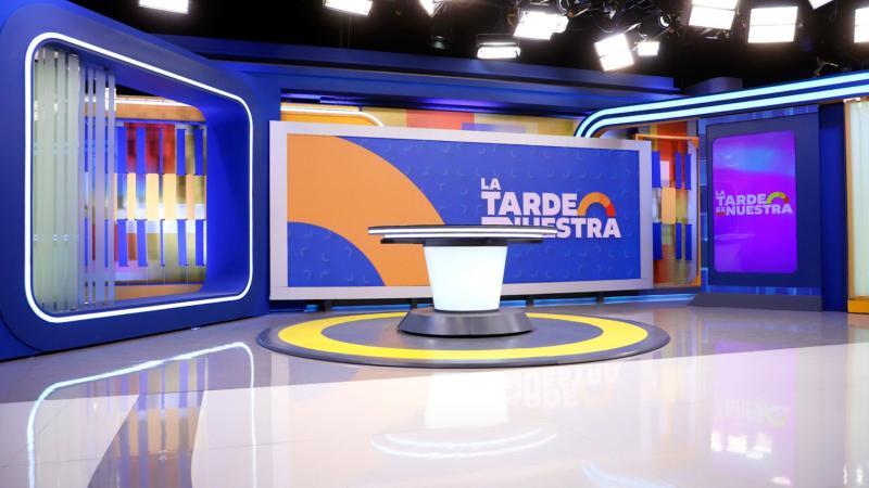 La escenografía de "La tarde es nuestra"