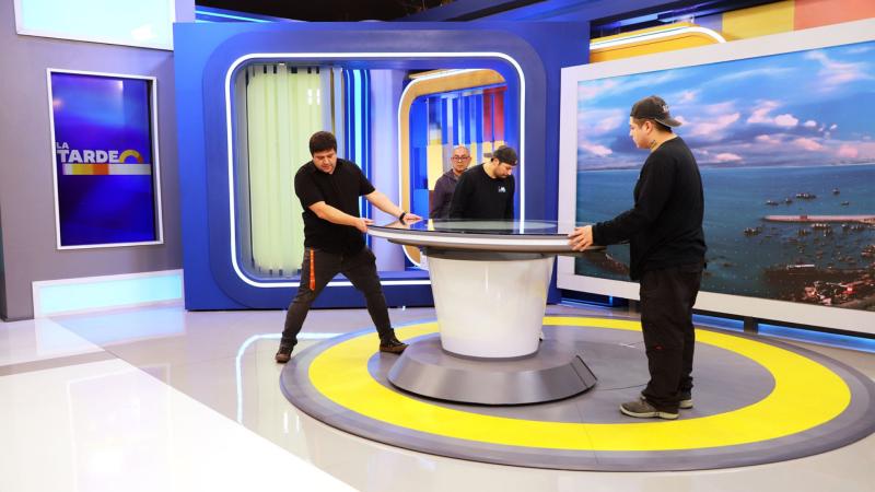 La escenografía de "La tarde es nuestra"