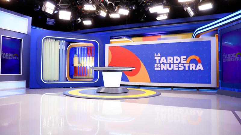 La escenografía de "La tarde es nuestra"