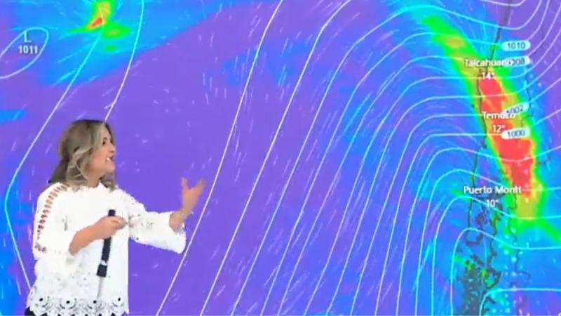 Michelle Adam habla sobre la posible presencia de tornados en el sur de Chile por intenso sistema frontal