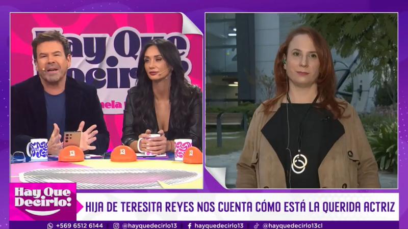 Teresa Giacaman, hija de Teresita Reyes, en "¡Hay que decirlo!"