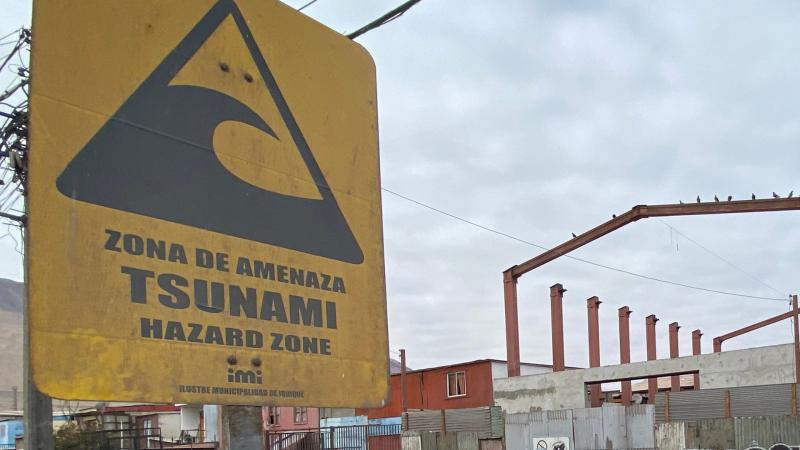 Alerta de tsunami en región de Magallanes - Créditos: Agencia Uno