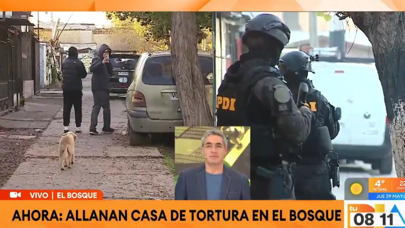 Equipo de Tu Día fue amenazado en medio de allanamiento de "casa de tortura"
