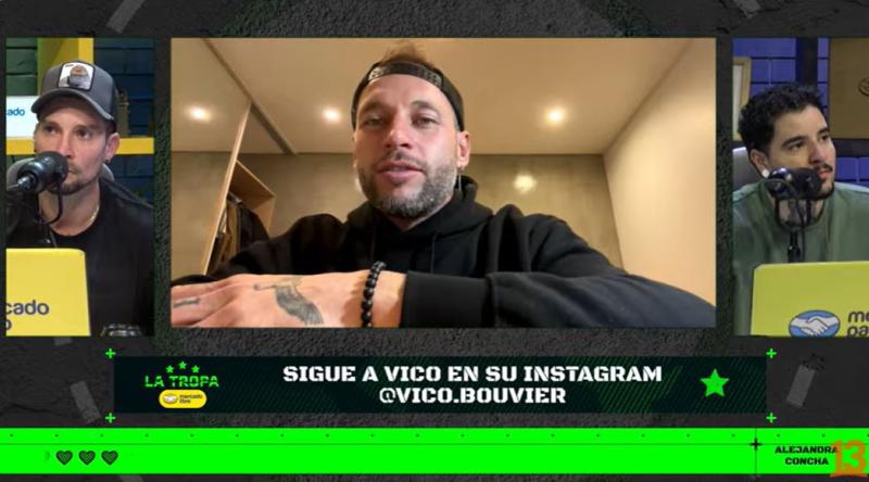 Vico Bouvier en el React a Palabra de Honor