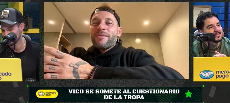 Vico Bouvier en el react "La Tropa de Mercado Libre"