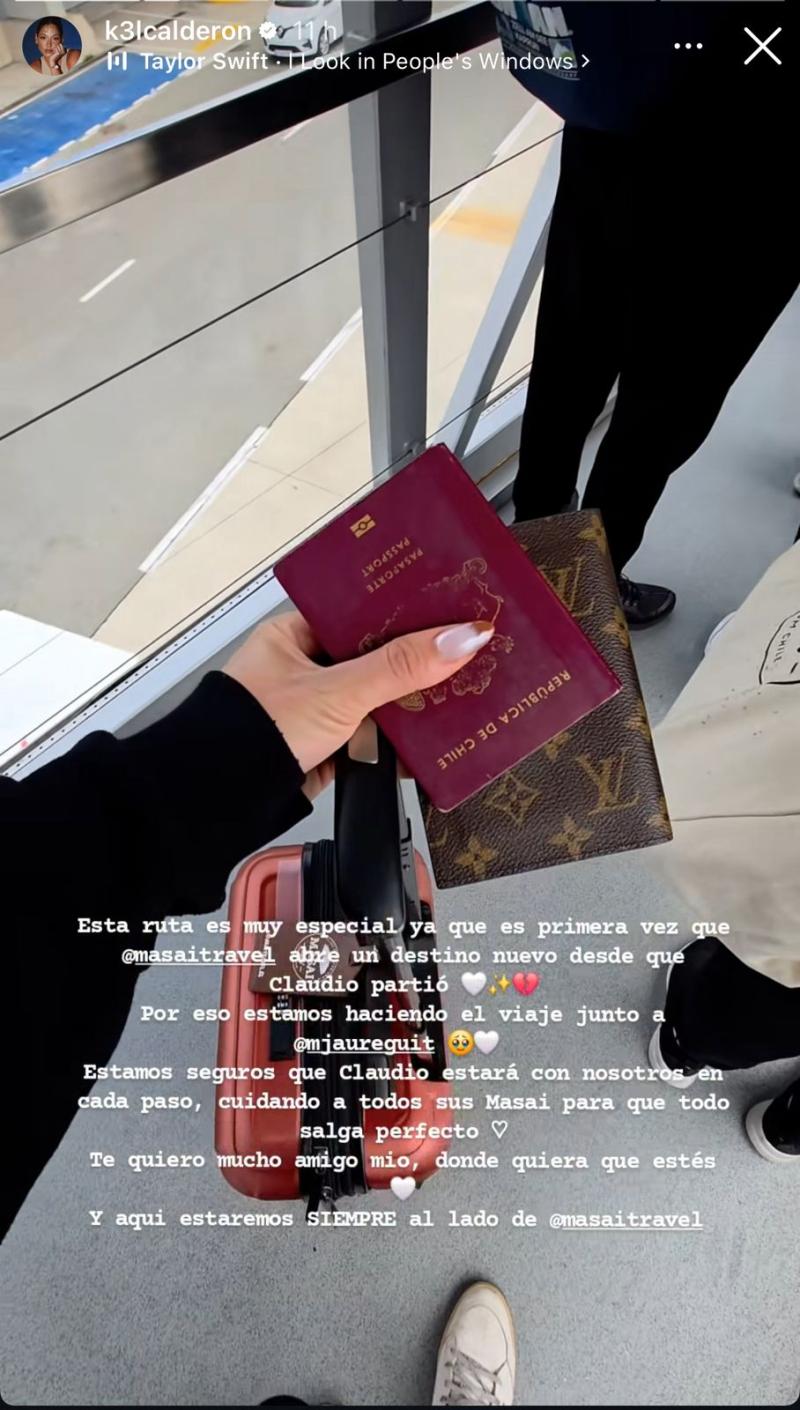 Historia de Kel Calderón | Instagram