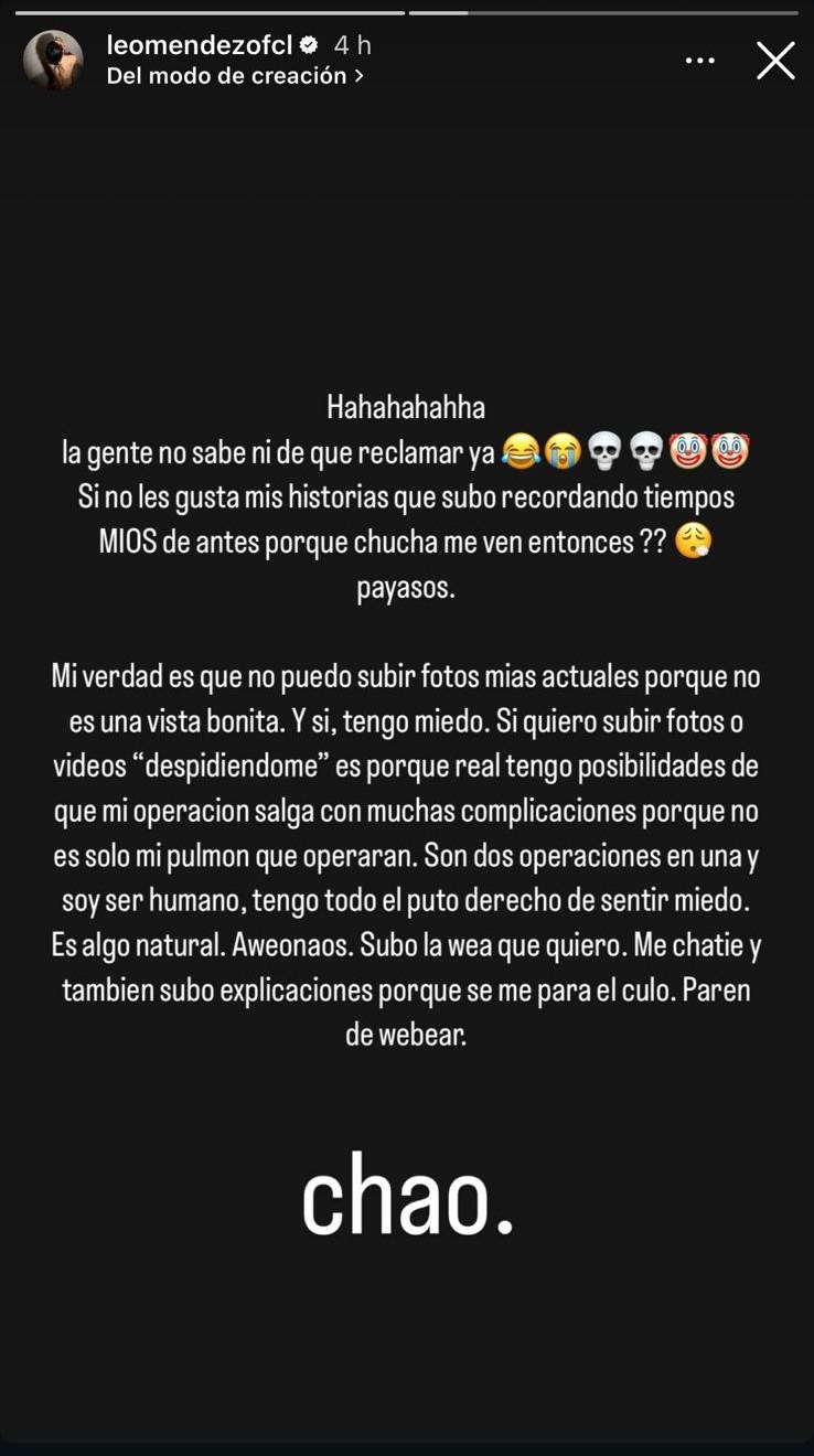 Historia de Leo Méndez Jr. | Instagram