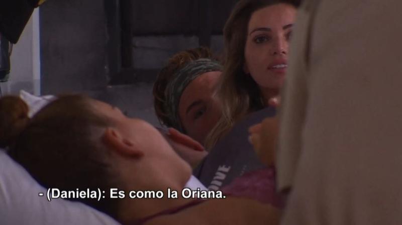 Daniela compara a Zoe con Oriana