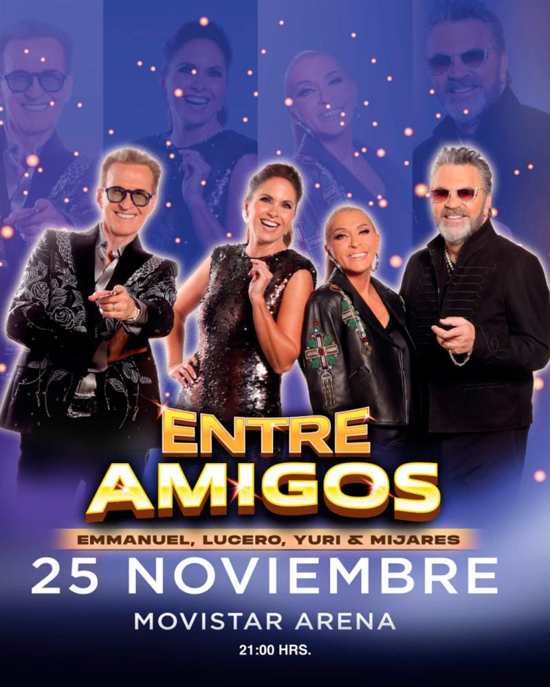 El show de Entre Amigos / Créditos: Instagram