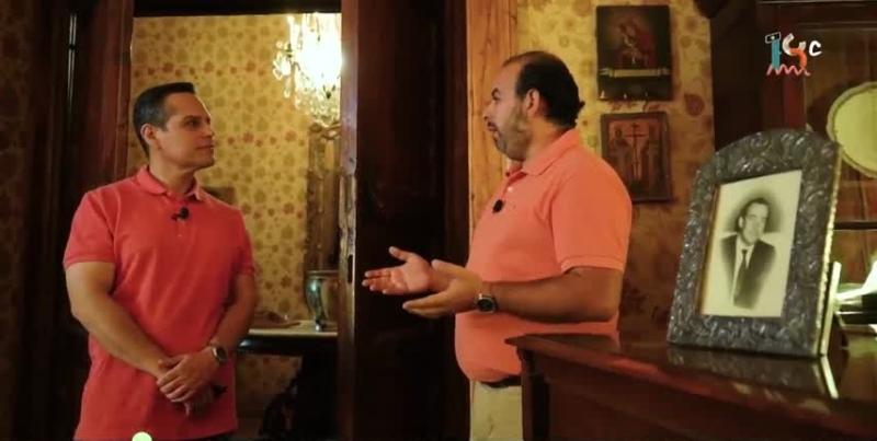 Sandro Medina en la hacienda Los Lingues.