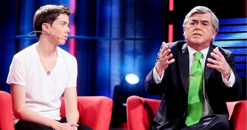 Hernán Calderón y Nano juntos en un programa de televisión