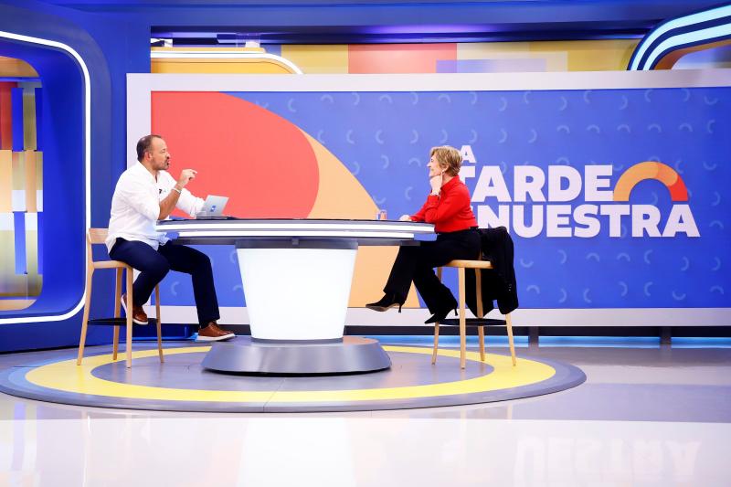 Evelyn Matthei visitó el estudio de La tarde es nuestra