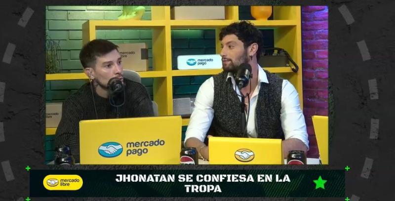 Jhonatan Mujica en el react "La Tropa de Mercado Libre"