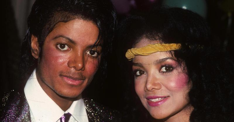 La Toya y su hermano Michael Jackson
