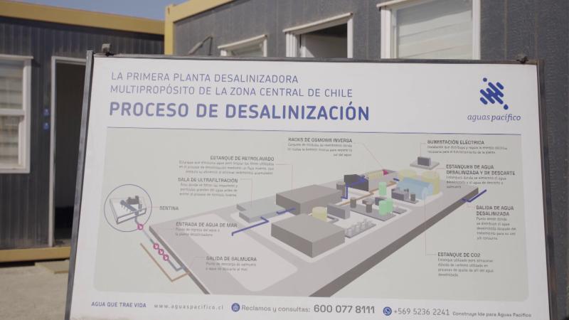 Así funciona la planta desalinizadora en Puchuncaví que abastece a miles con agua potable