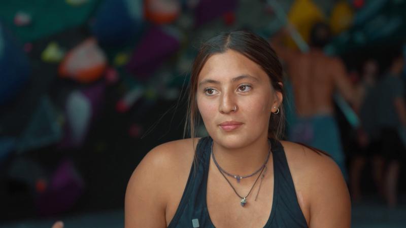 Valentina Ukrow: Conoce a la joven referente en la escalada deportiva chilena. 13C