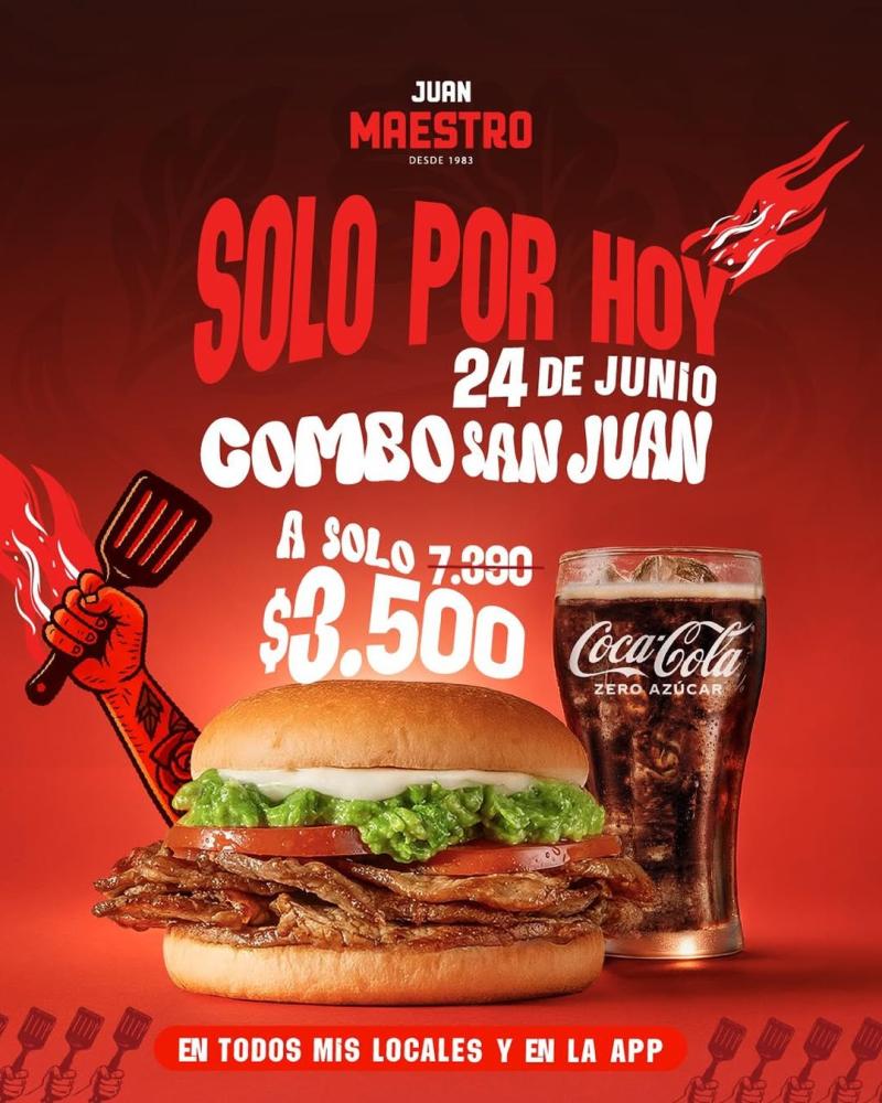 Además del sorteo de 2 millones, Juan Maestro ofrece descuentos este martes - Juan Maestro