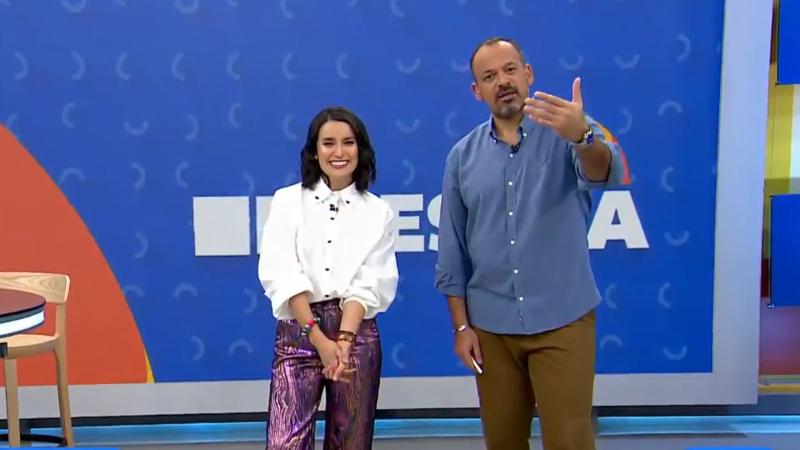Alfonso Concha y Chantal Aguilar en "La tarde es nuestra"