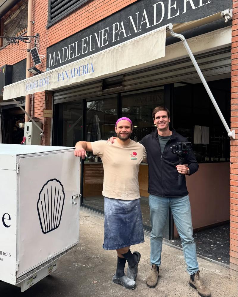 Maxime Augusseau y Francois Pouzet. Créditos: Instagram.