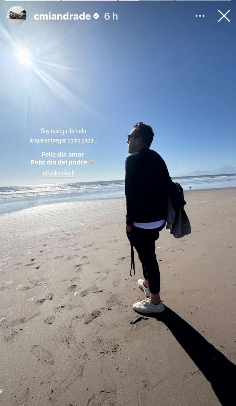 El mensaje de Camila Andrade a Kaminski