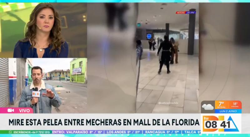 Dos mujeres se pelean en un Mall de La Florida.