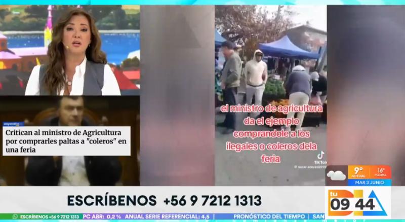 Ministro de Agricultura fue grabado comprando a comerciantes informales.