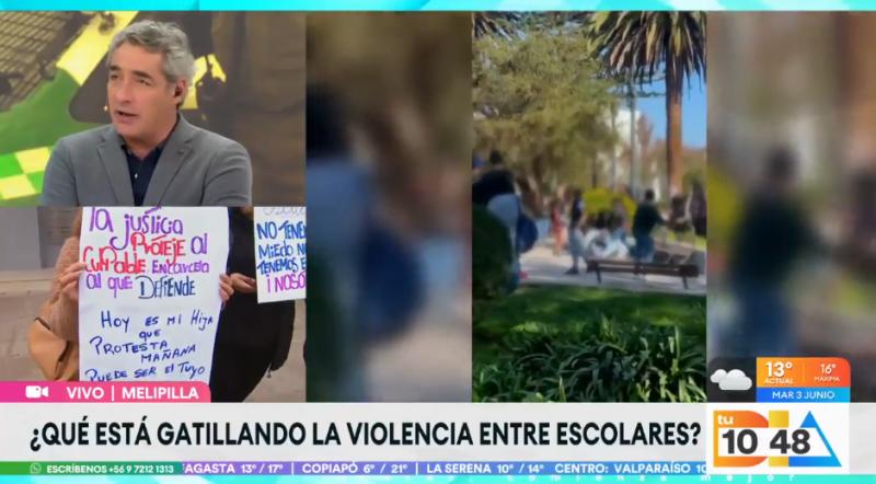 José Luis Repenning realizó un descargo luego de días de violencia en colegio de Melipilla.