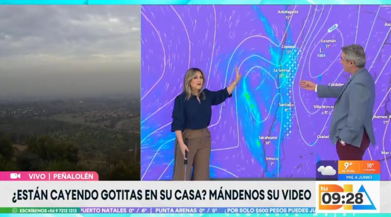 Michelle Adam anuncia lluvias para nuestro país.