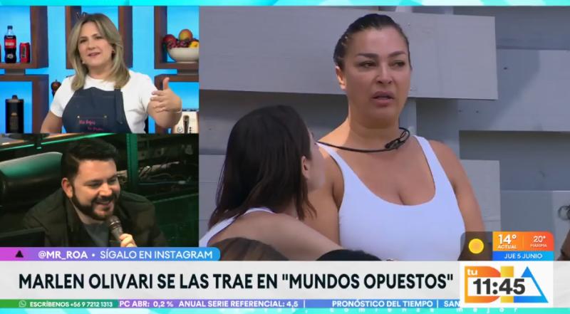 El desconocido vínculo de Michelle Adam con Marlen Olivari.