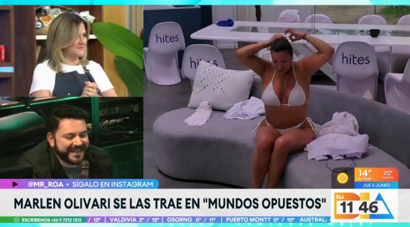 El desconocido vínculo de Michelle Adam con Marlen Olivari.