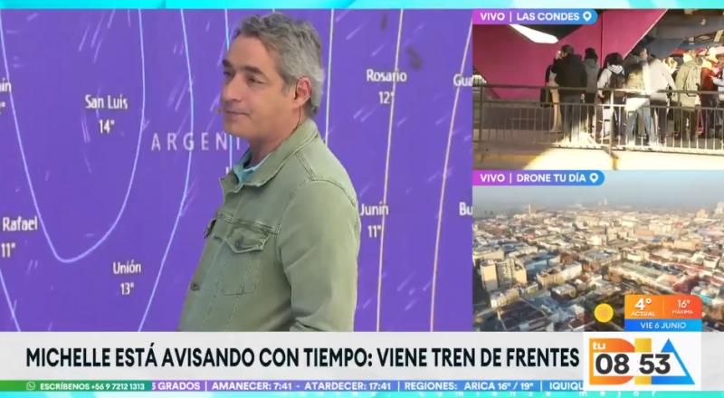 Tren de sistemas frontales para la próxima semana.