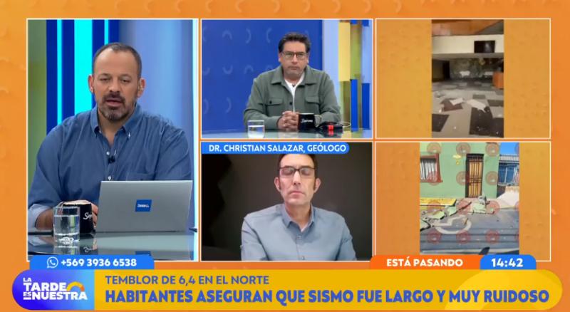 Sorprendentes imágenes del temblor en el norte de nuestro país.