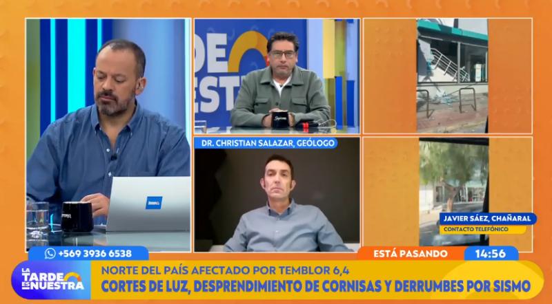 Temblor en la zona norte del país deja terribles daños.