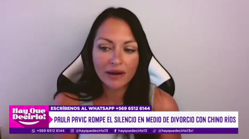 Paula Pavic habla de la decisión que tomó sobre su situación con Marcelo Ríos.