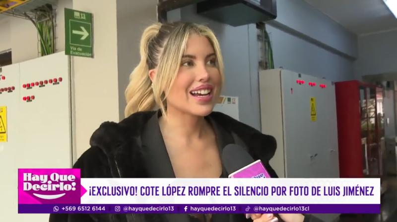 Daniela Aránguiz reacciona a foto de Luis Jiménez y Disley.