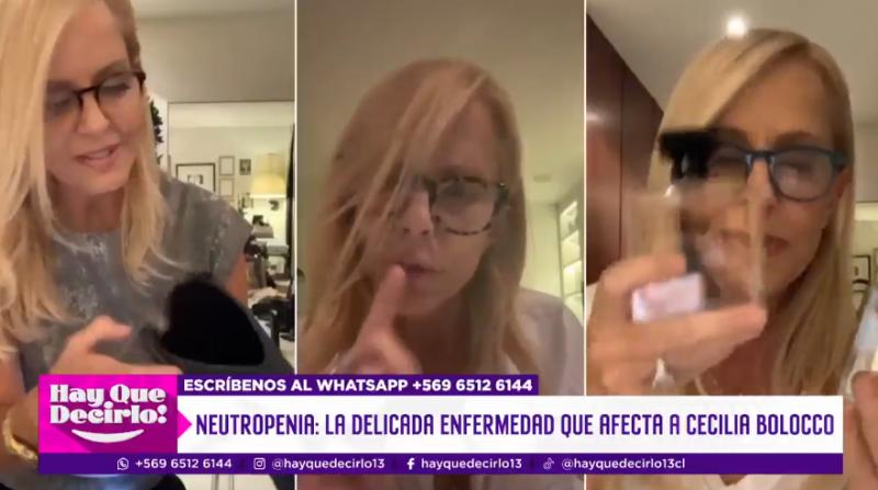 Neutropenia: la extraña enfermedad que padece Cecilia Bolocco.