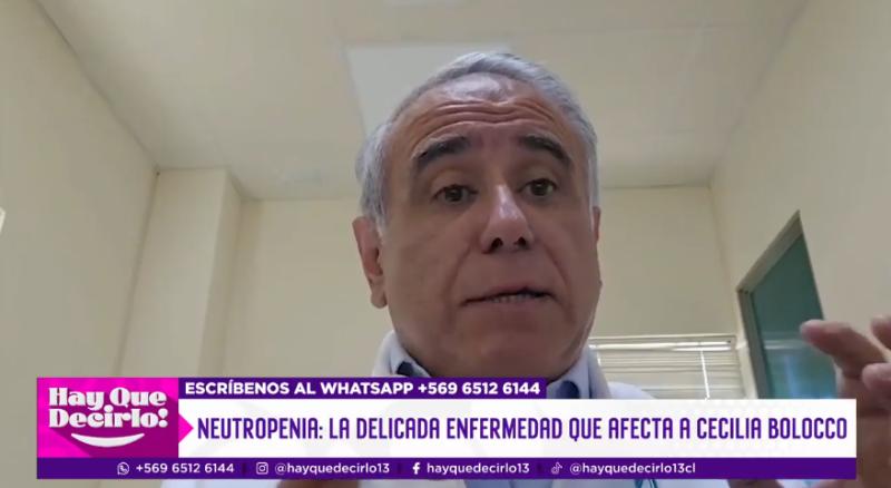 Doctor Ugarte explica qué es la neutropenia.